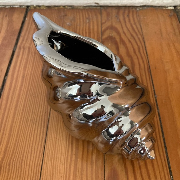 Ceramic Sea Shell Silver - Picture 2 of 5